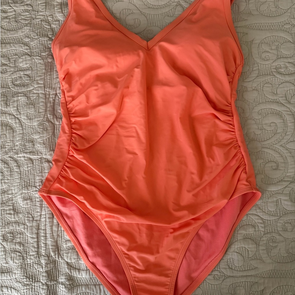 Target Coral Kids One Piece Swimsuit